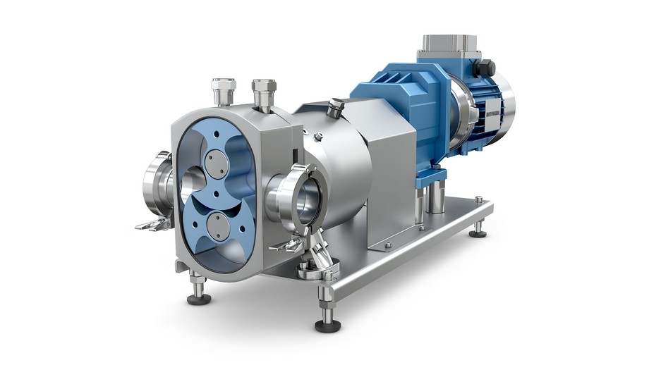 New product from our manufacturing — a sickle lobe pump featured in the professional journal 